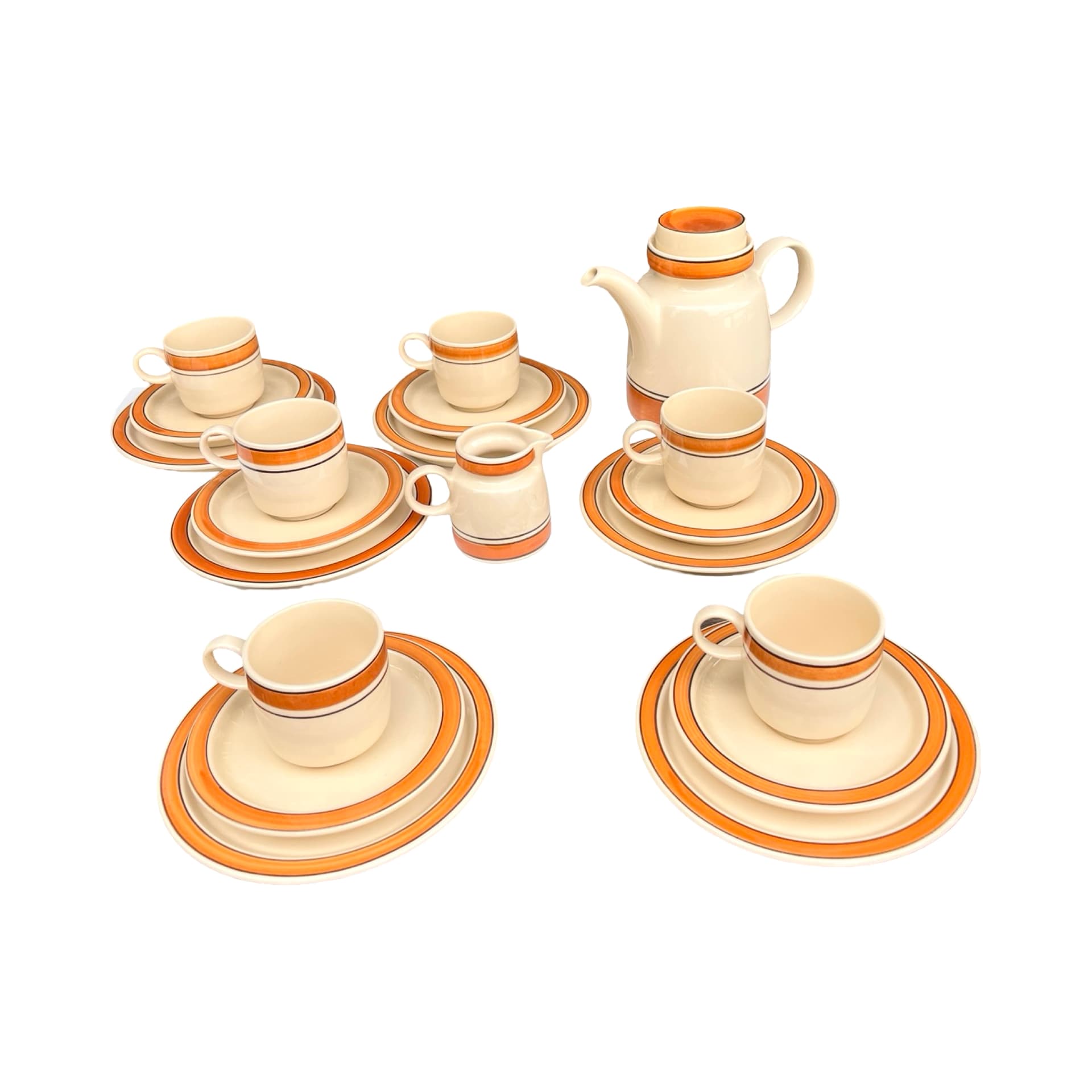 Serwis do kawy dla 6 osób Melitta, Niemcy, lata 70. - 136396