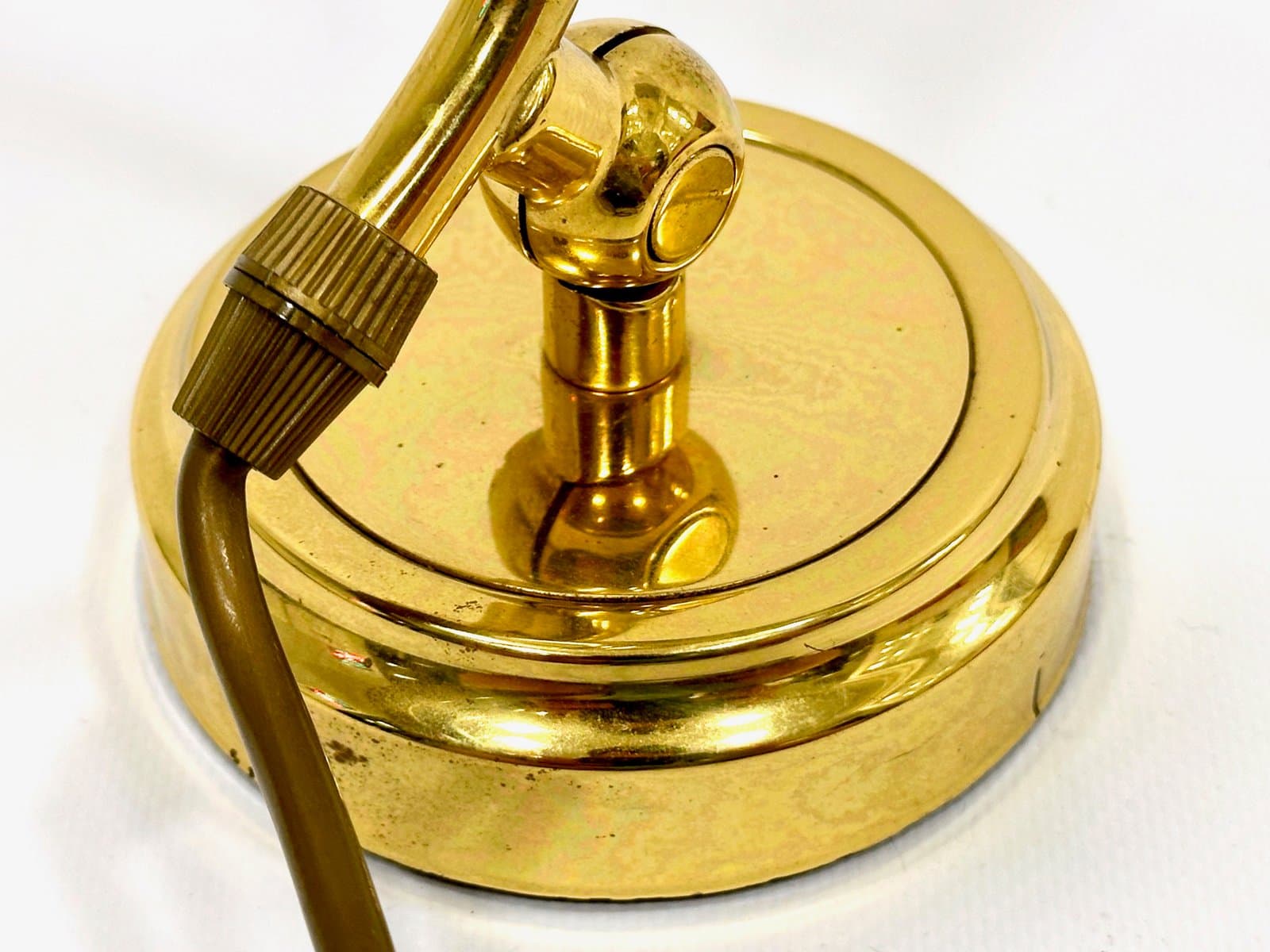 Piano table lamp, gold brass, Germany, 1960s. - 155195