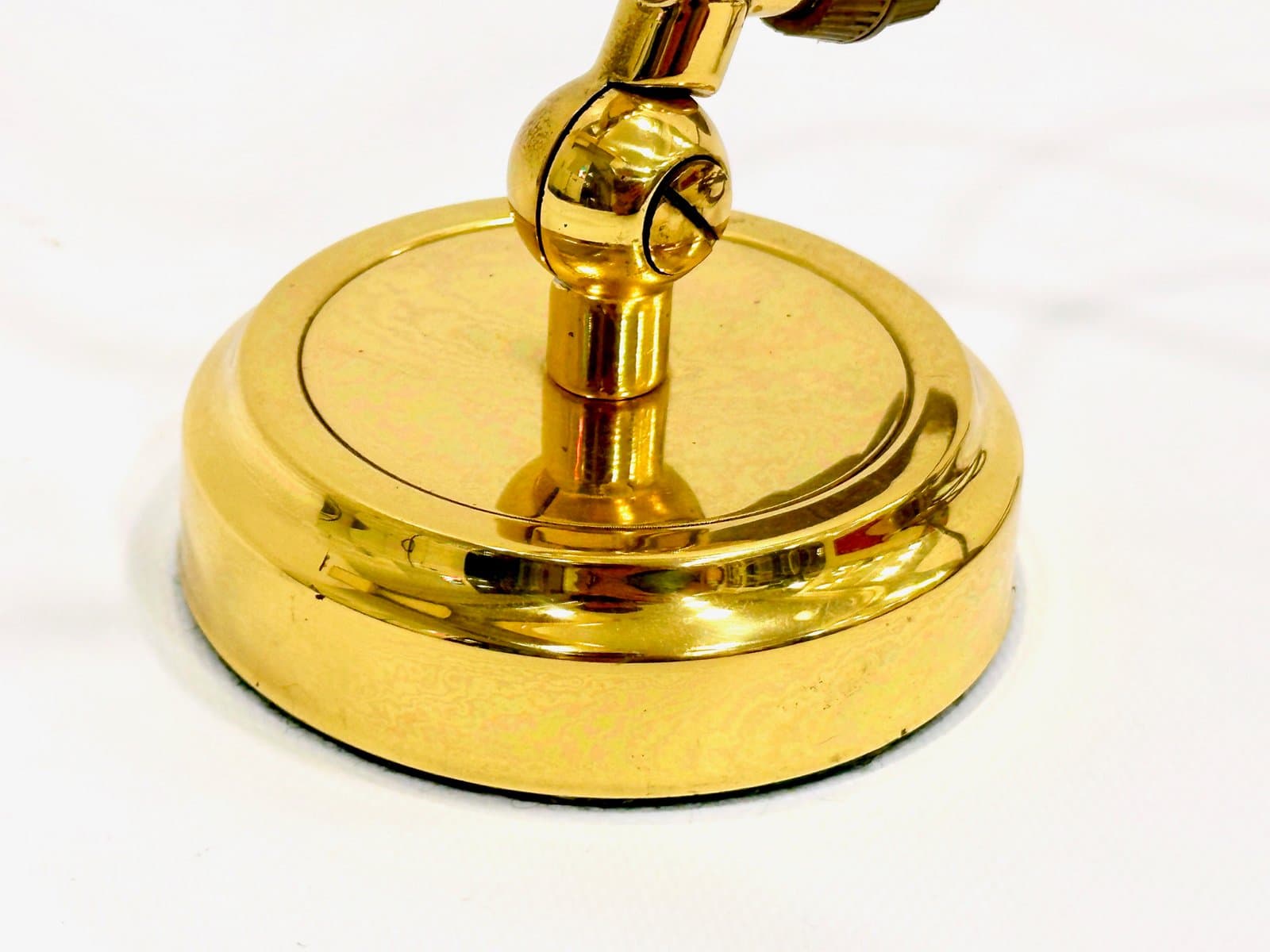 Piano table lamp, gold brass, Germany, 1960s. - 155200