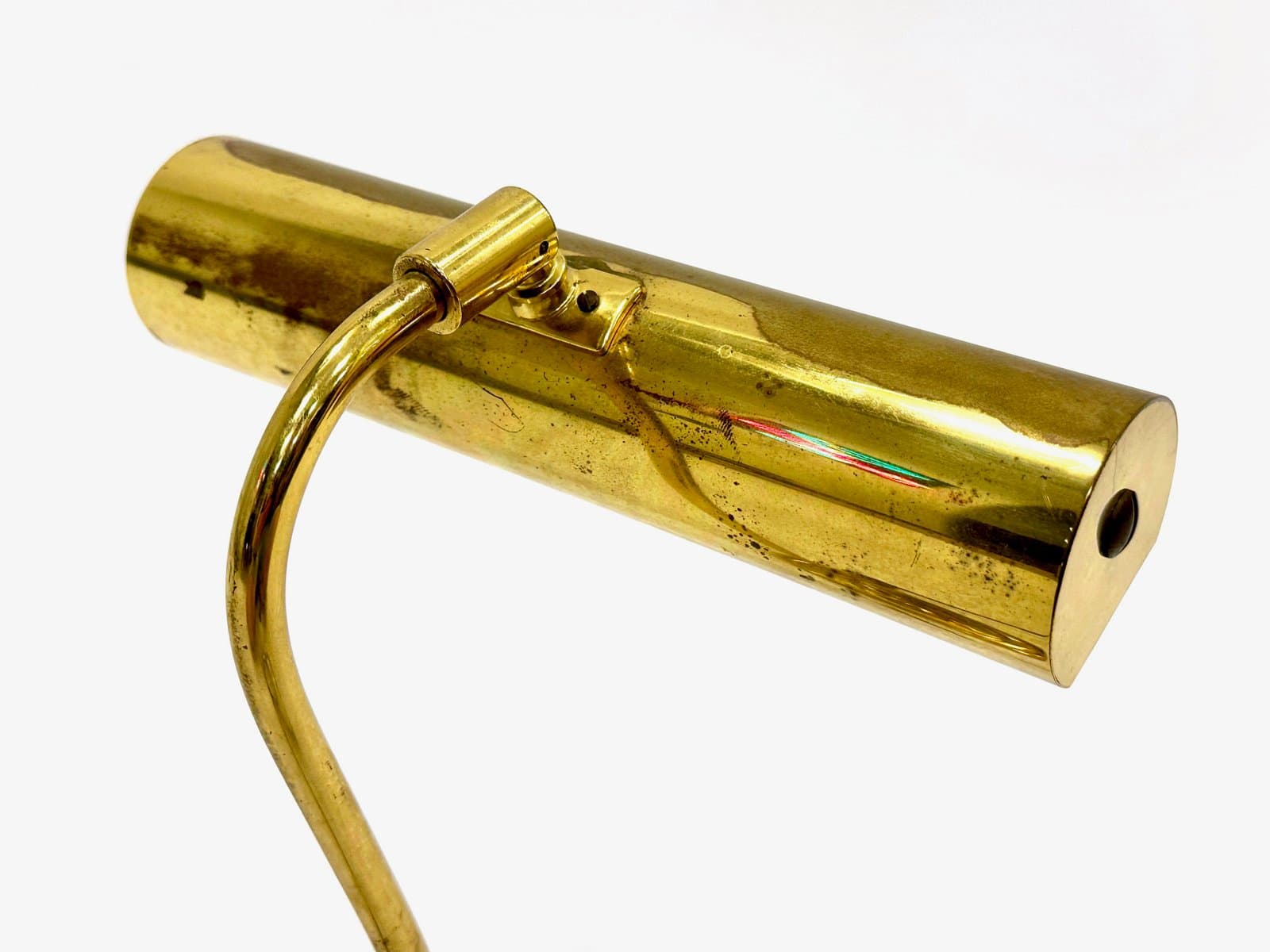 Piano table lamp, gold brass, Germany, 1960s. - 155196