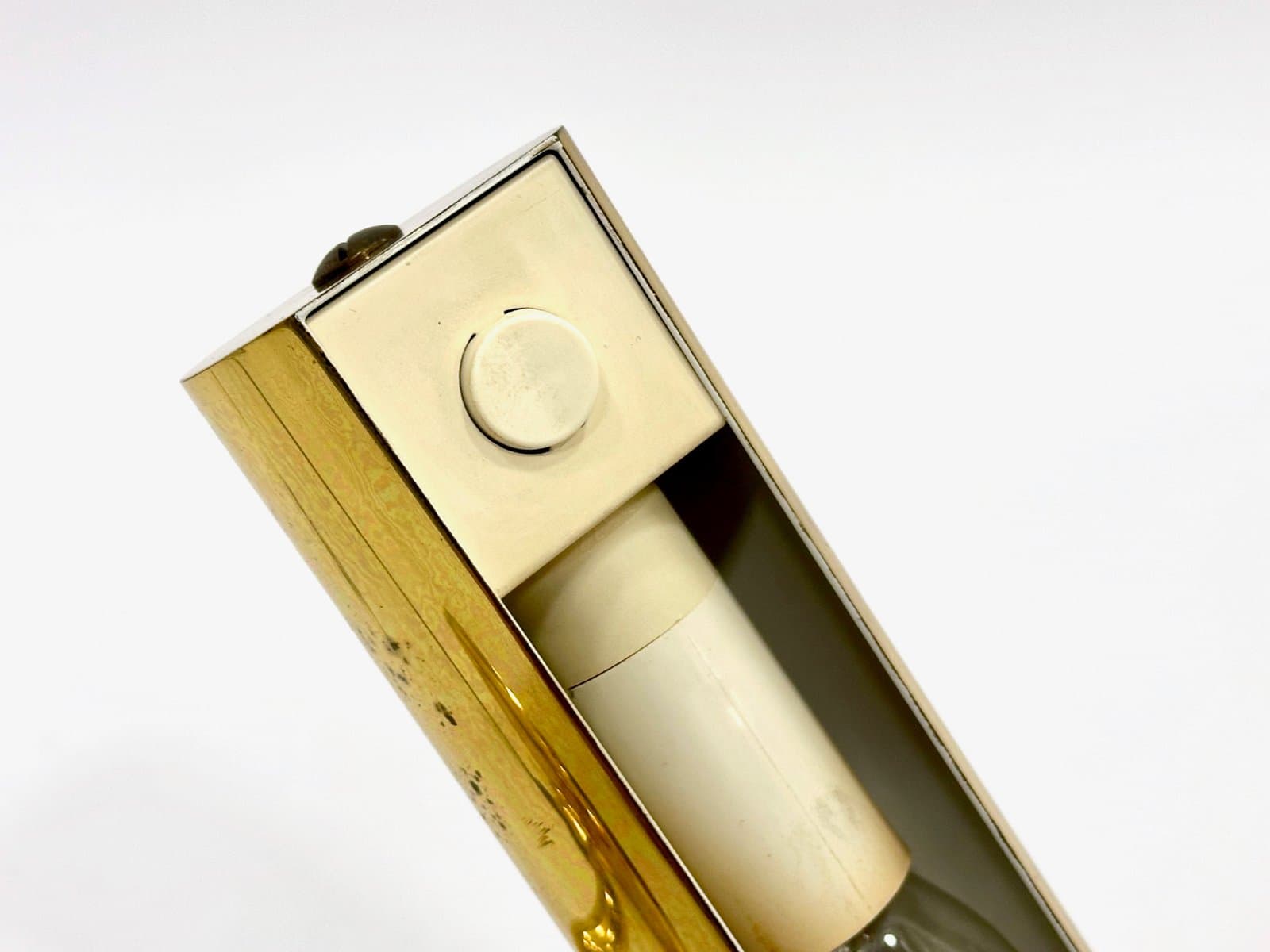 Piano table lamp, gold brass, Germany, 1960s. - 155198