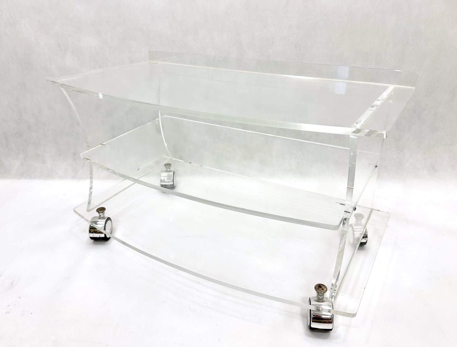 Bar shelf, transparent plastic, Germany, 1970s - 155260