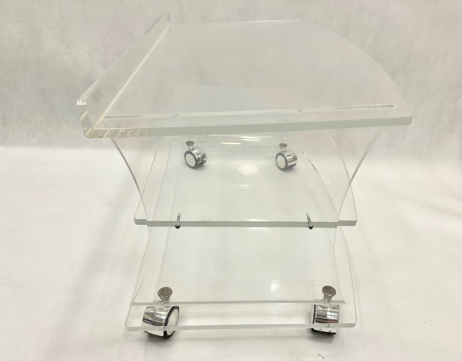 Bar shelf, transparent plastic, Germany, 1970s - 155258