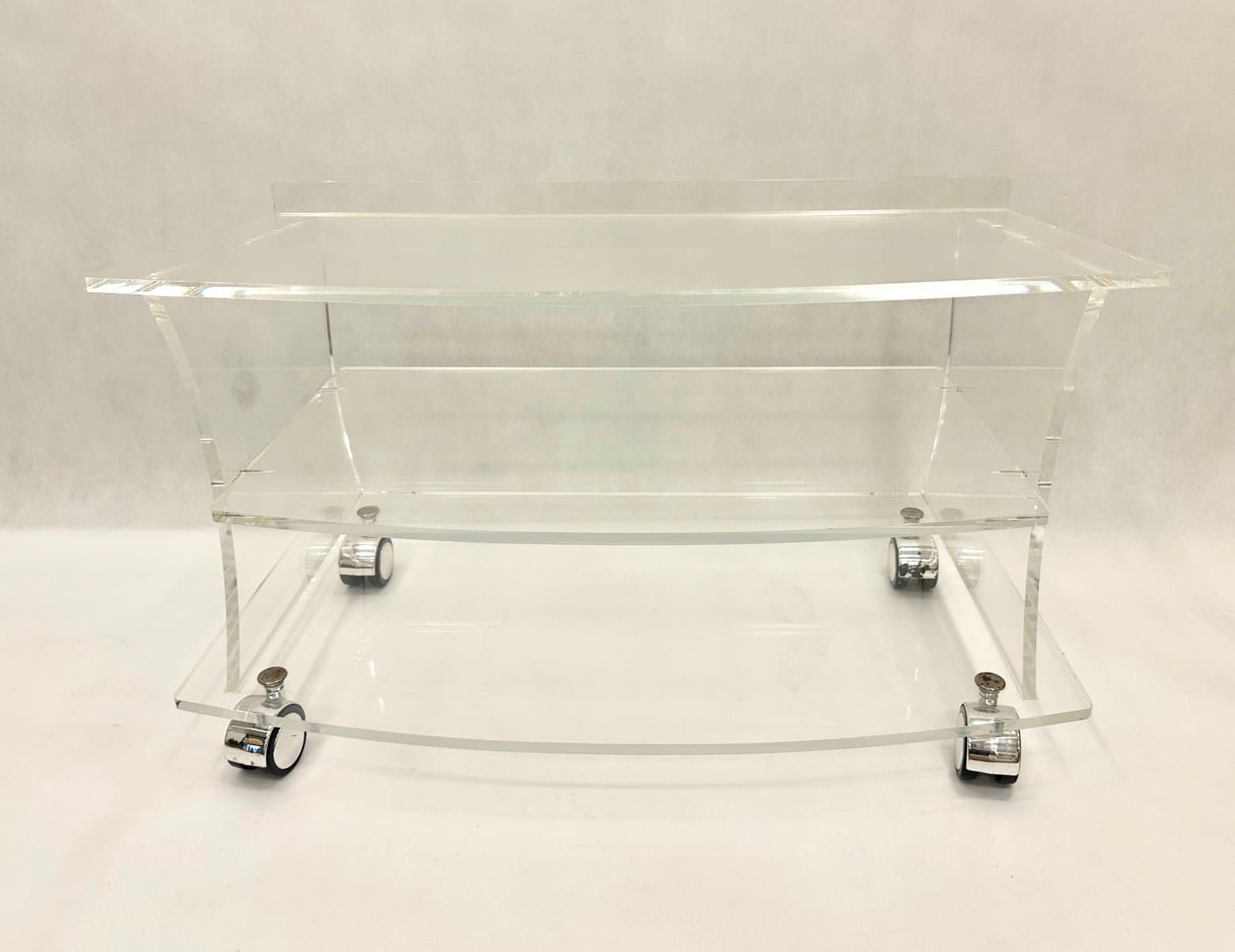 Bar shelf, transparent plastic, Germany, 1970s - 155262