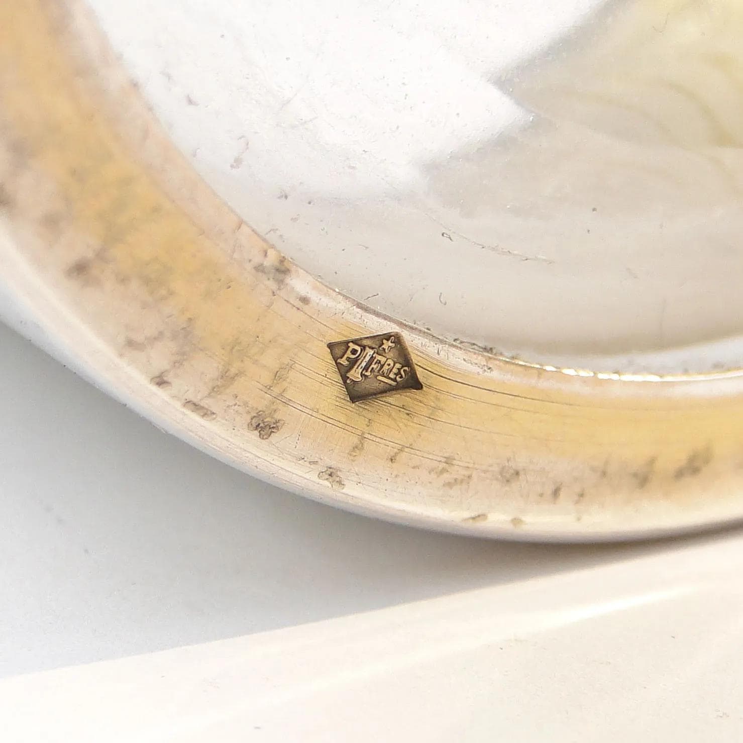 Karafka, kryształ transparentny, srebro, Francja, XIX wiek - 9636