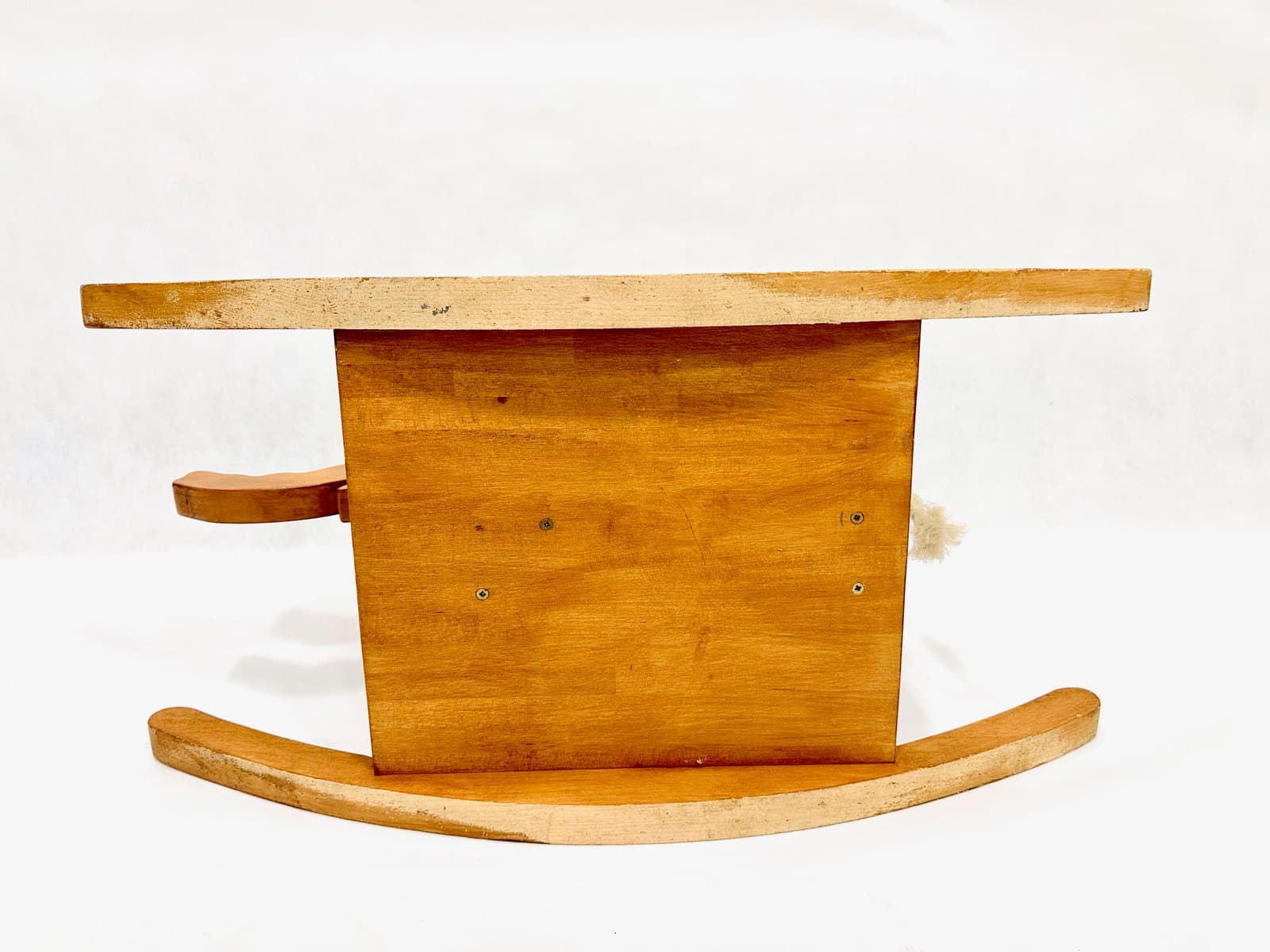 Rocking elephant, light brown wood, Germany, 1960s. - 155497