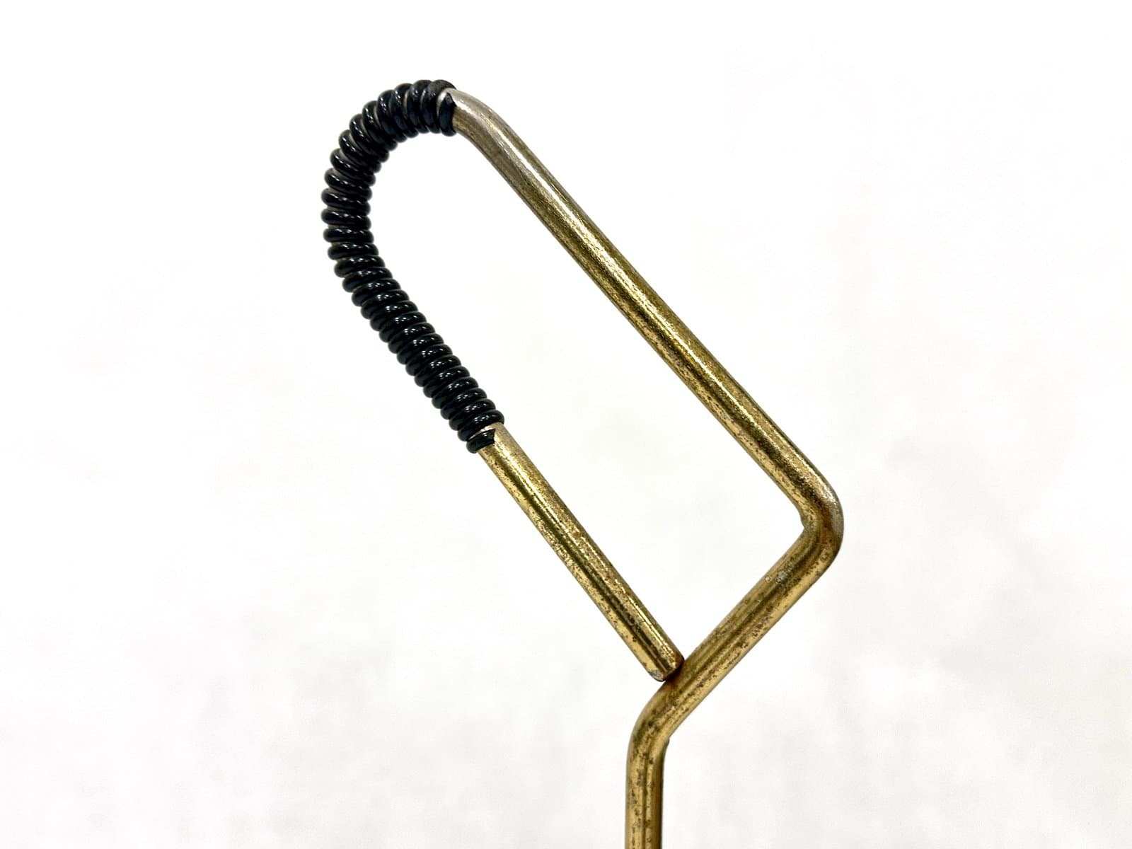 Umbrella Stand, black, brass, cast iron, Austria, 1960s. - 155505
