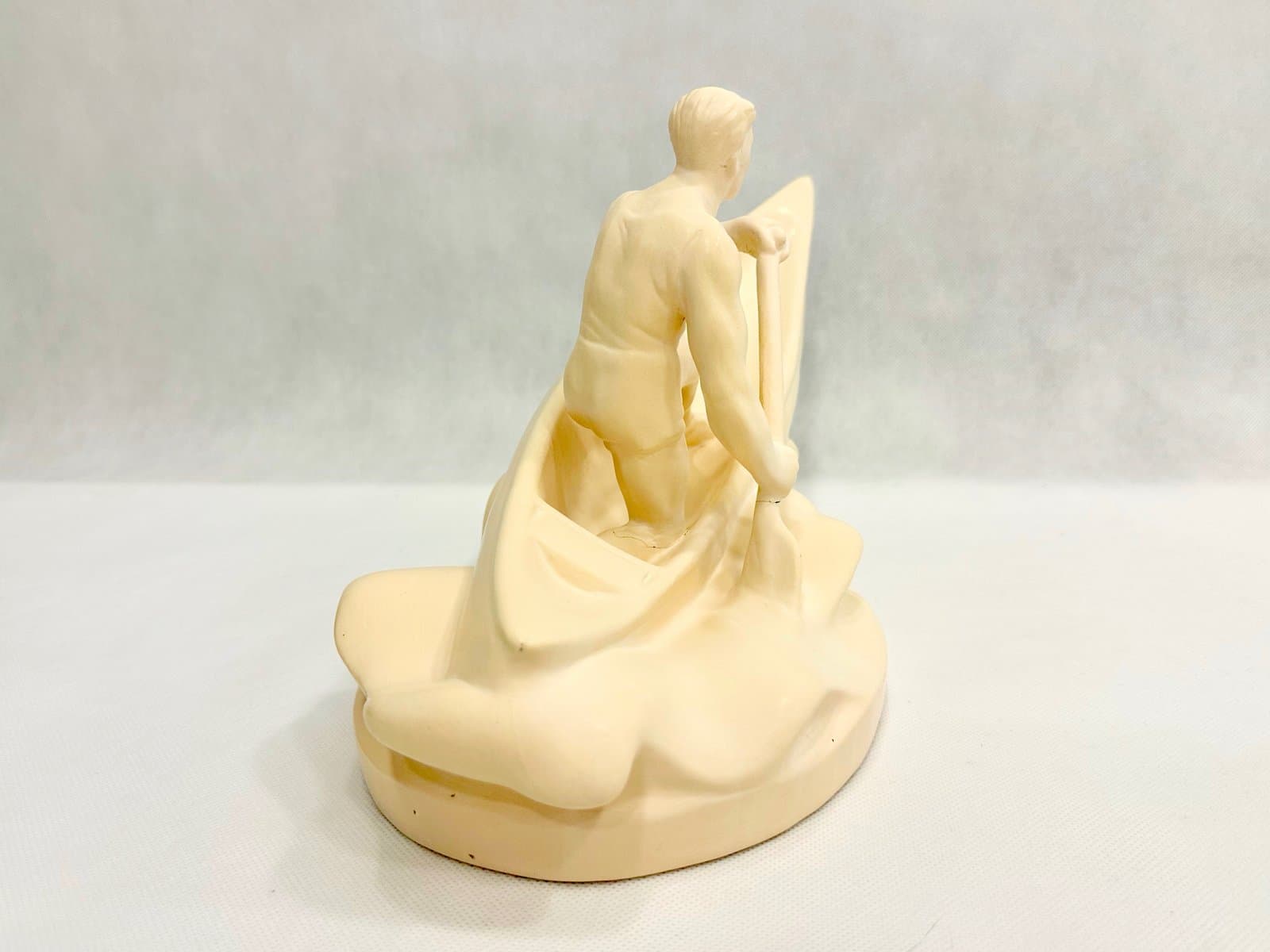 Statuetka wioślarza, kość słoniowa, Czechy, lata 50. - 155520