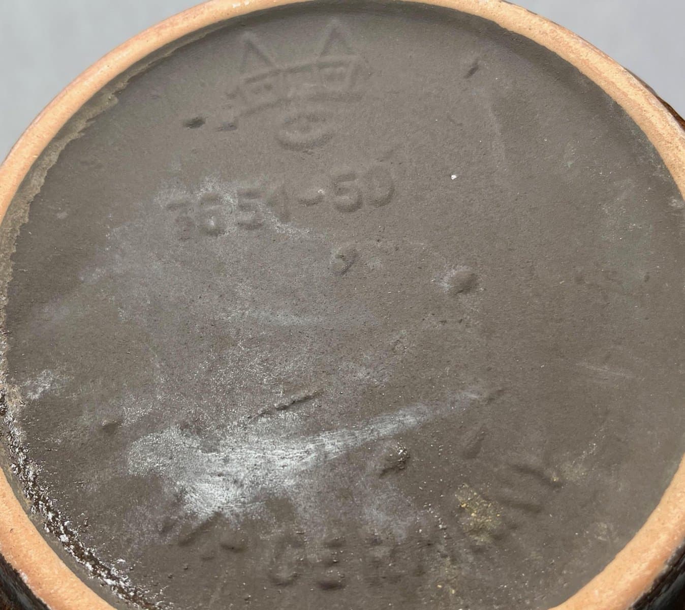 Wazon podłogowy No 3651-50, czerwony, ceramika, Niemcy, lata 70. - 155534