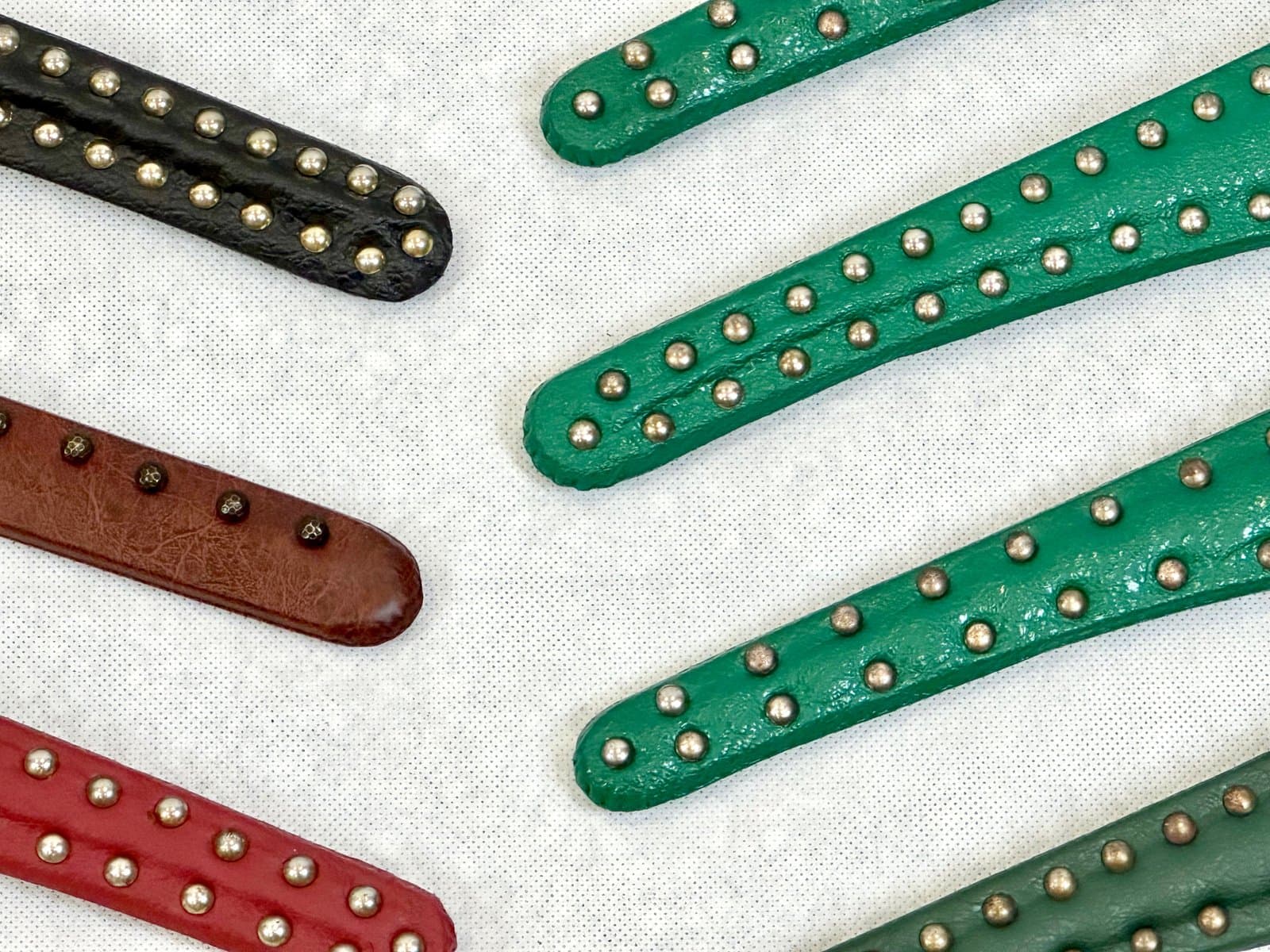 Zestaw wieszaków ubraniowych, multikolor, drewno, metal, Niemcy, lata 60. - 155548