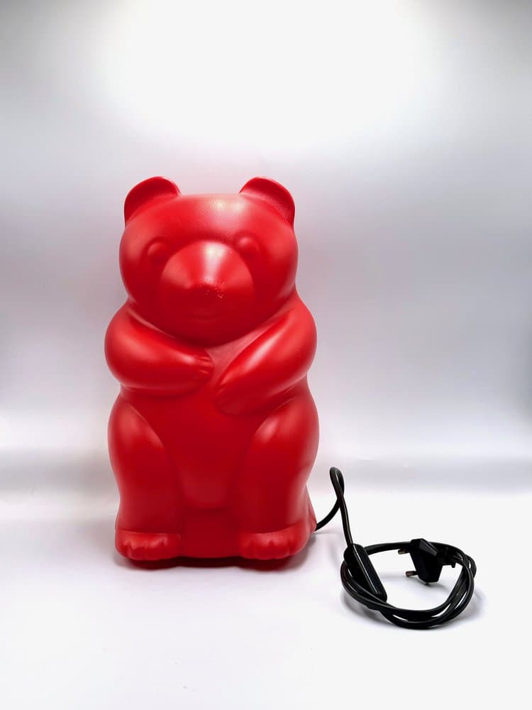 Table Lamp Gummy Bear, red plastic, Germany, 1990s - 155695