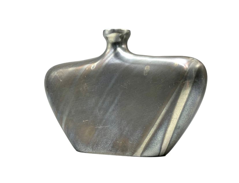 Butelka płaska, srebrny, aluminium, lata 70.