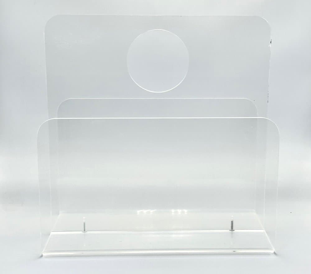 Stojak na czasopisma, transparent, akryl, Niemcy, lata 70. - 155798