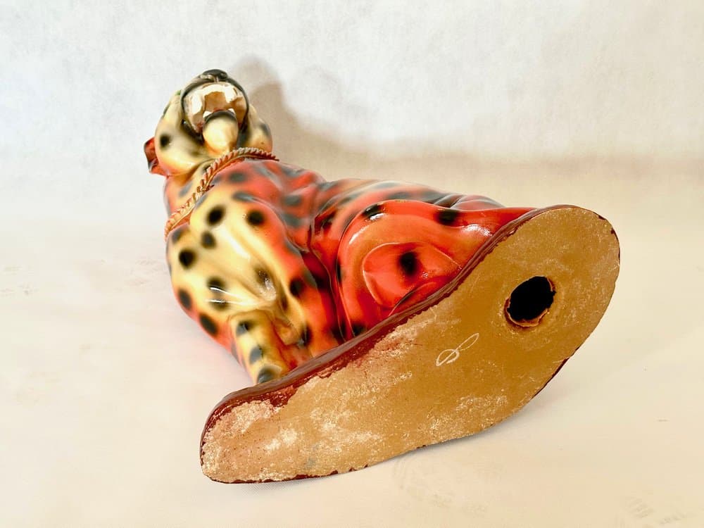 Statua tygrysa, multikolor, żywica, Włochy, lata 70. - 155816