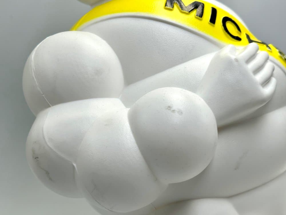 Figurka Bibendum Michelin, biały, plastik, Finlandia, lata 60. - 155914