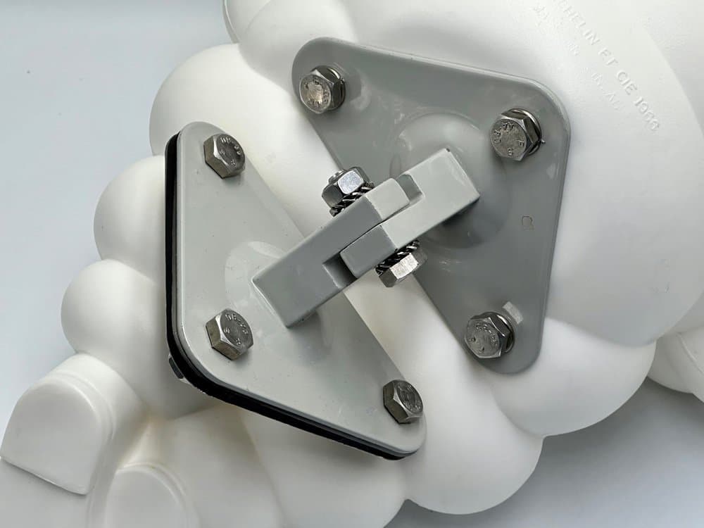 Figurka Bibendum Michelin, biały, plastik, Finlandia, lata 60. - 155918