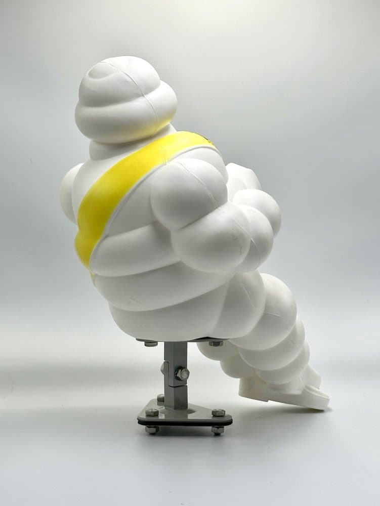 Figurka Bibendum Michelin, biały, plastik, Finlandia, lata 60. - 155911
