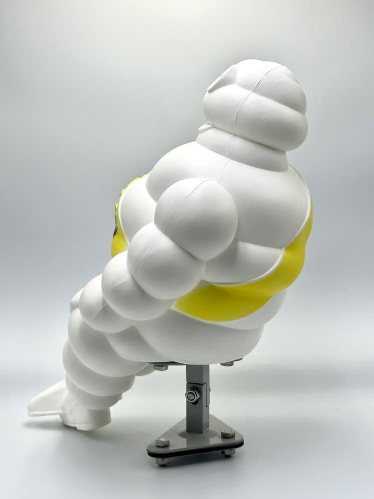 Figurka Bibendum Michelin, biały, plastik, Finlandia, lata 60. - 155910