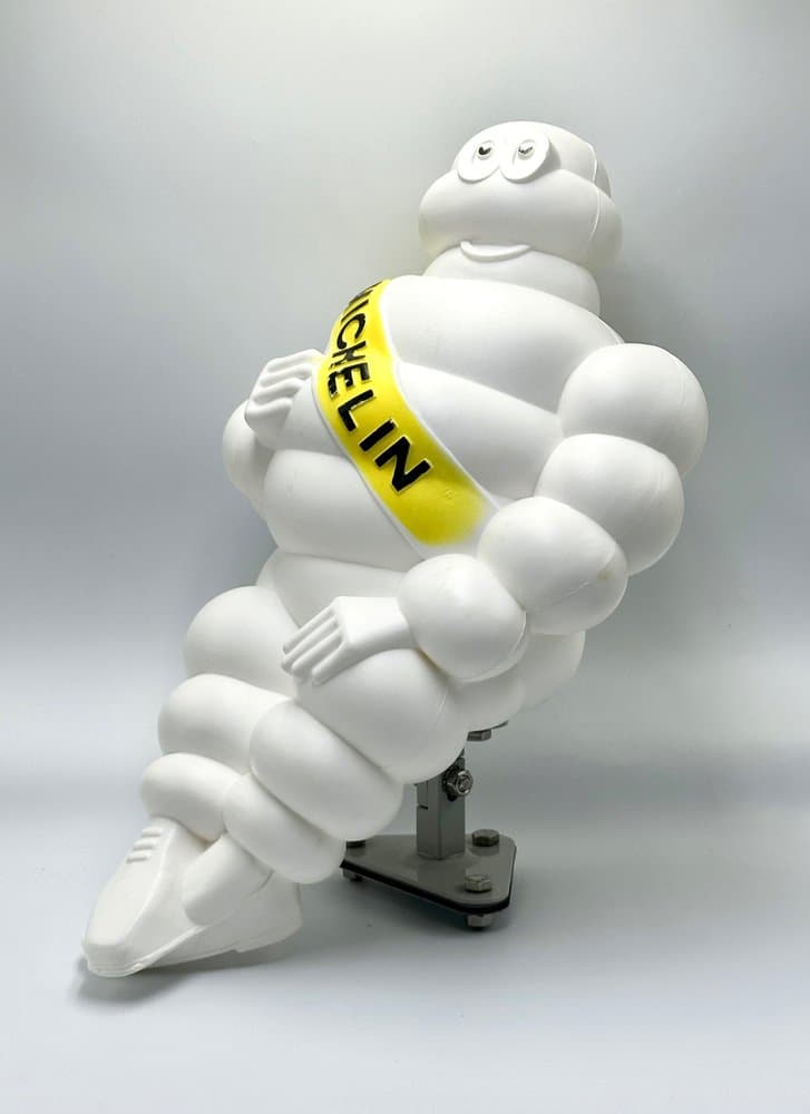 Figurka Bibendum Michelin, biały, plastik, Finlandia, lata 60. - 155913