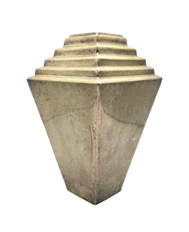 Vase Modernist, silver, silver-plated steel, 1950s - DIMENSION