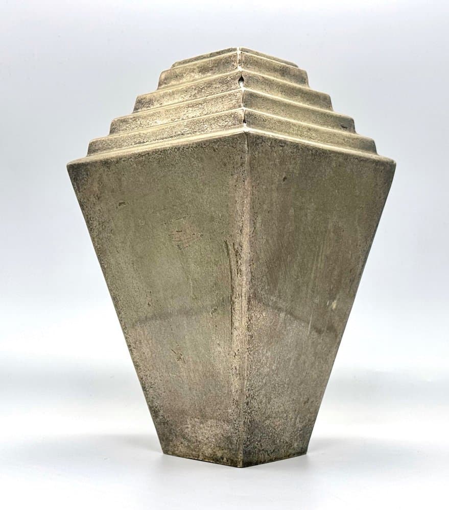 Vase Modernist, silver, silver-plated steel, 1950s - 156034