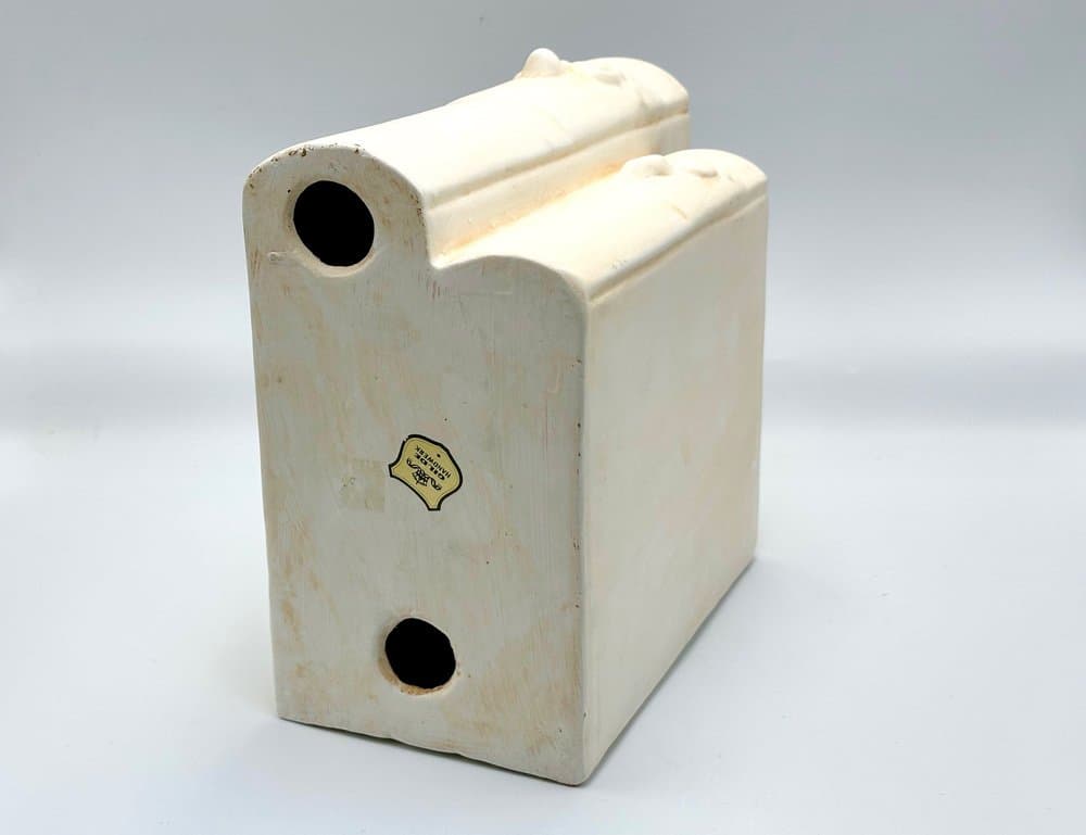 Przycisk do książek Happy Book, beżowy, ceramika, Niemcy, lata 70. - 156107