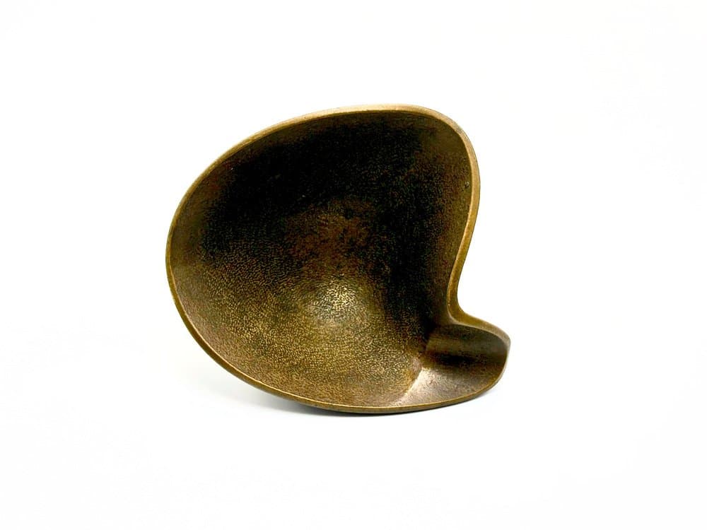 Popielniczka, brąz jasnobrązowy, Austria, lata 50. - 156131