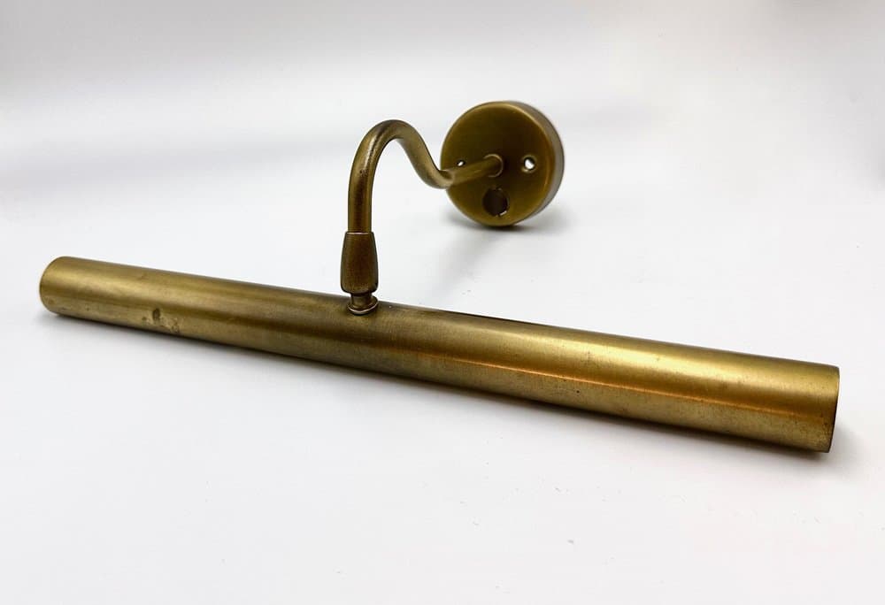 set of three wall sconces, golden brass, USA, 1960s - 156287