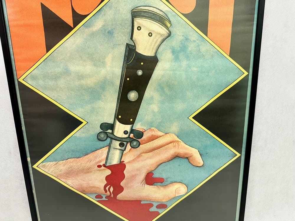 Movie poster Nokaut, multicolor paper, by A. Krajewski, Poland, 1970s. - 156320