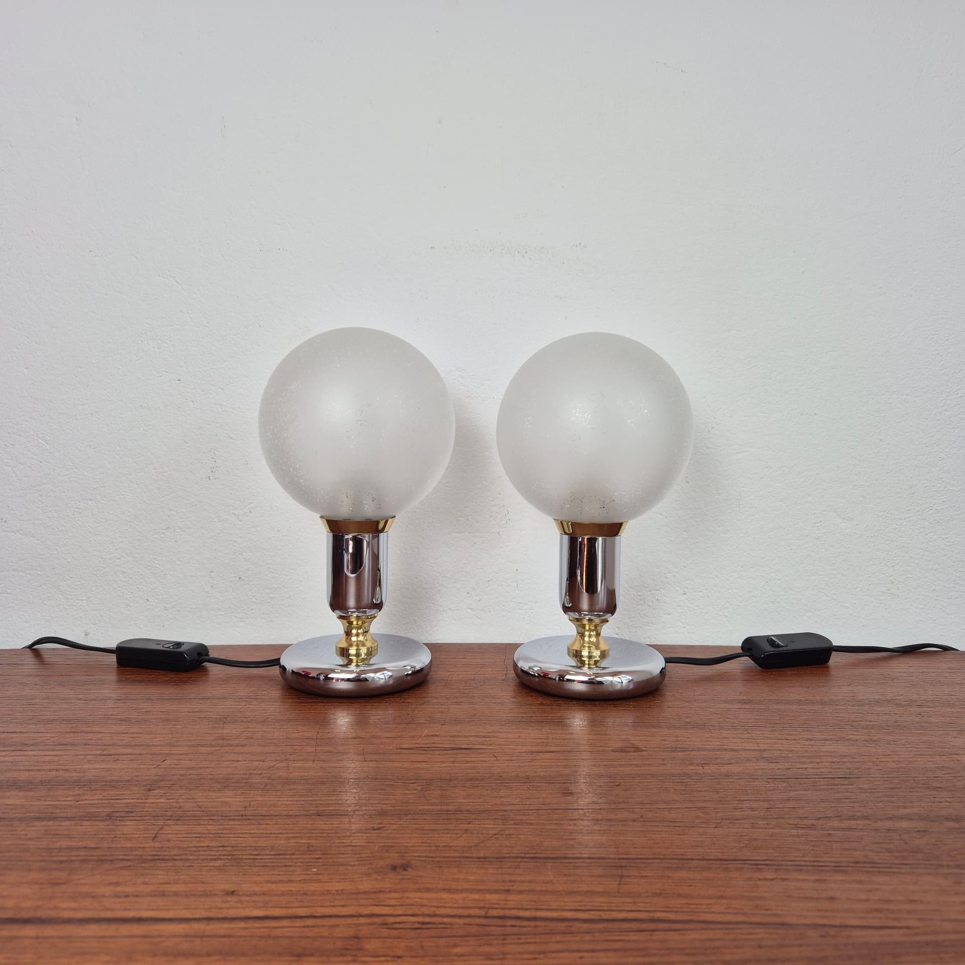 Lampka nocna, biel, szkło, Wortmann & Filz, Niemcy, lata 80. - 142742