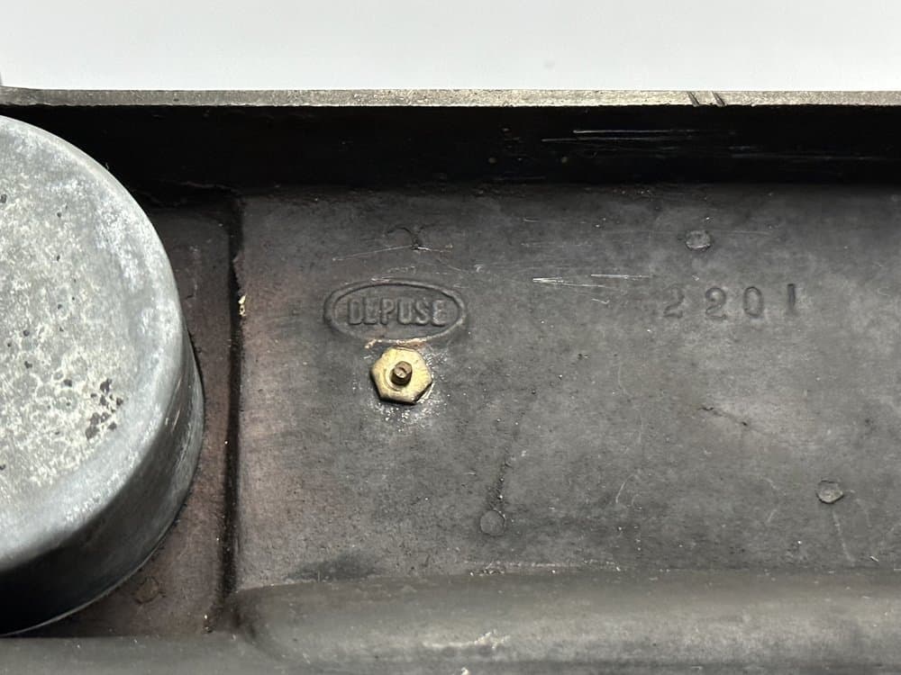 Zestaw na biurko z kałamarzami, koń, brąz ciemny, marmur czarny, Francja, początek XX w. - 156525