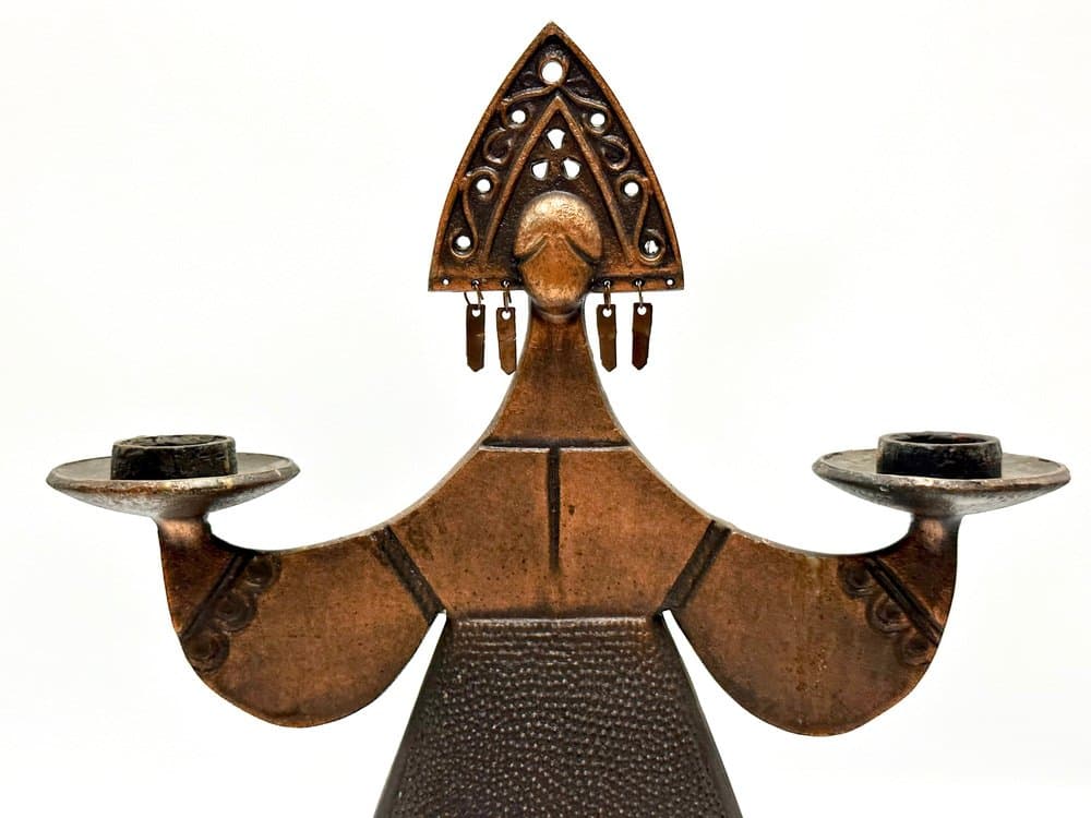 Świecznik figuralny, miedź, Rosja, lata 70. - 156537
