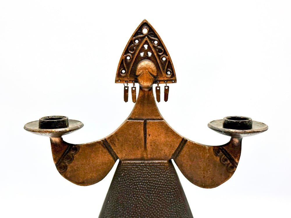 Świecznik figuralny, miedź, Rosja, lata 70. - 156540