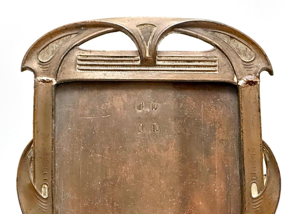 Ramka na zdjęcie, Art Nouveau, miedź, Francja, początek XX w. - 156564