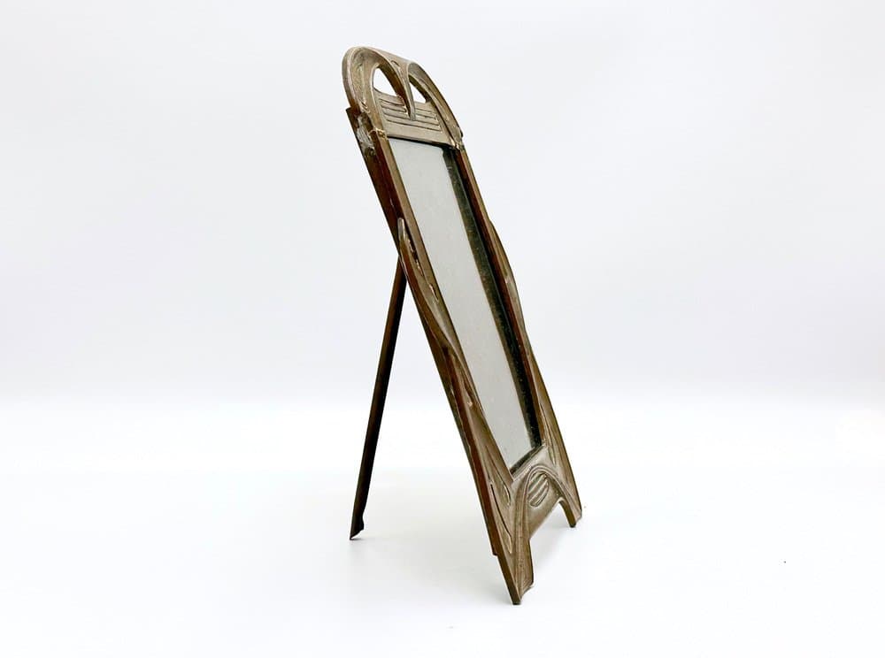 Ramka na zdjęcie, Art Nouveau, miedź, Francja, początek XX w. - 156561