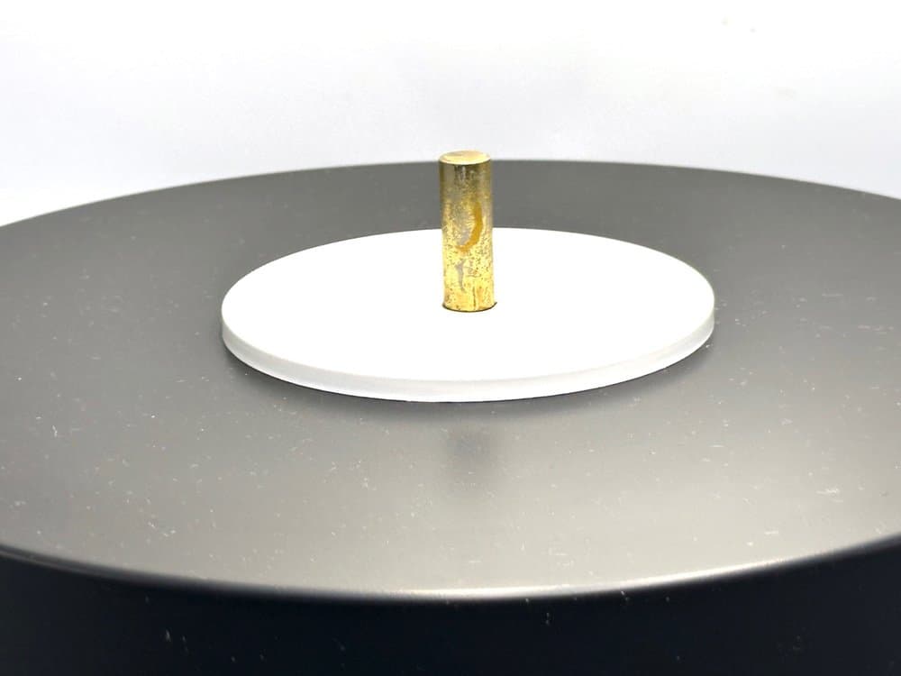 Table Lamp, Kamenický Šenov, black brass, black steel, Czechoslovakia, 1970s - 156667