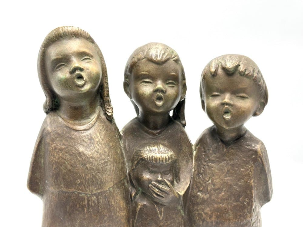 Rzeźba Achatit, brązowy ciemny, kamionka, Niemcy, lata 70. - 156674