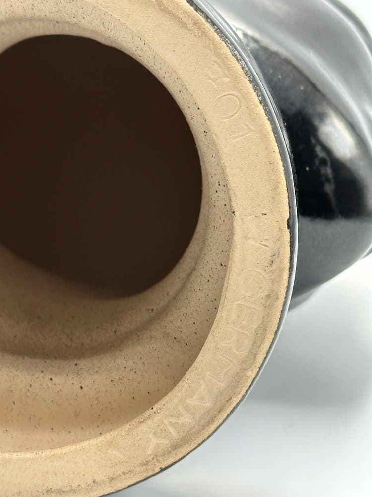 Figura głowy, czarny, ceramika, Niemcy, lata 70. - 156677