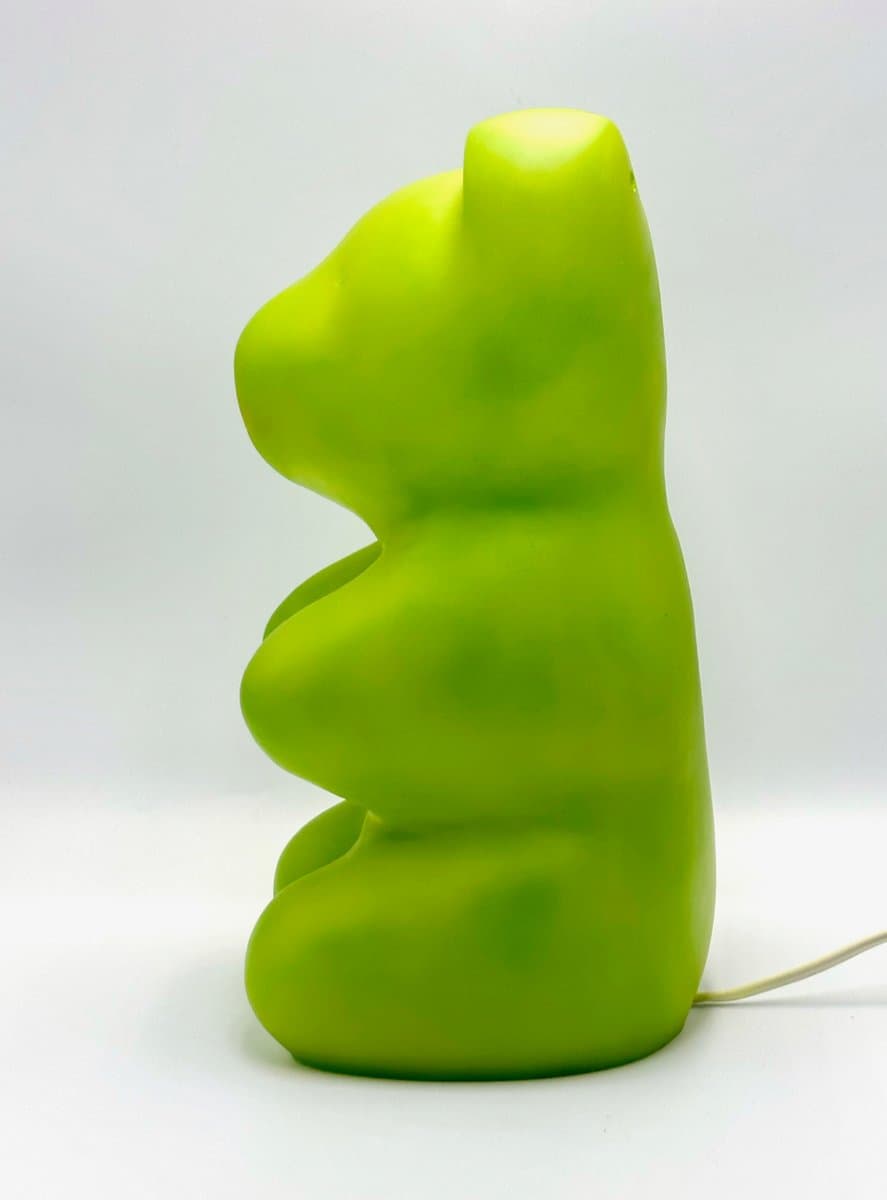 Table Lamp Gummy Bear, green plastic, Germany, 1990s. - 156685