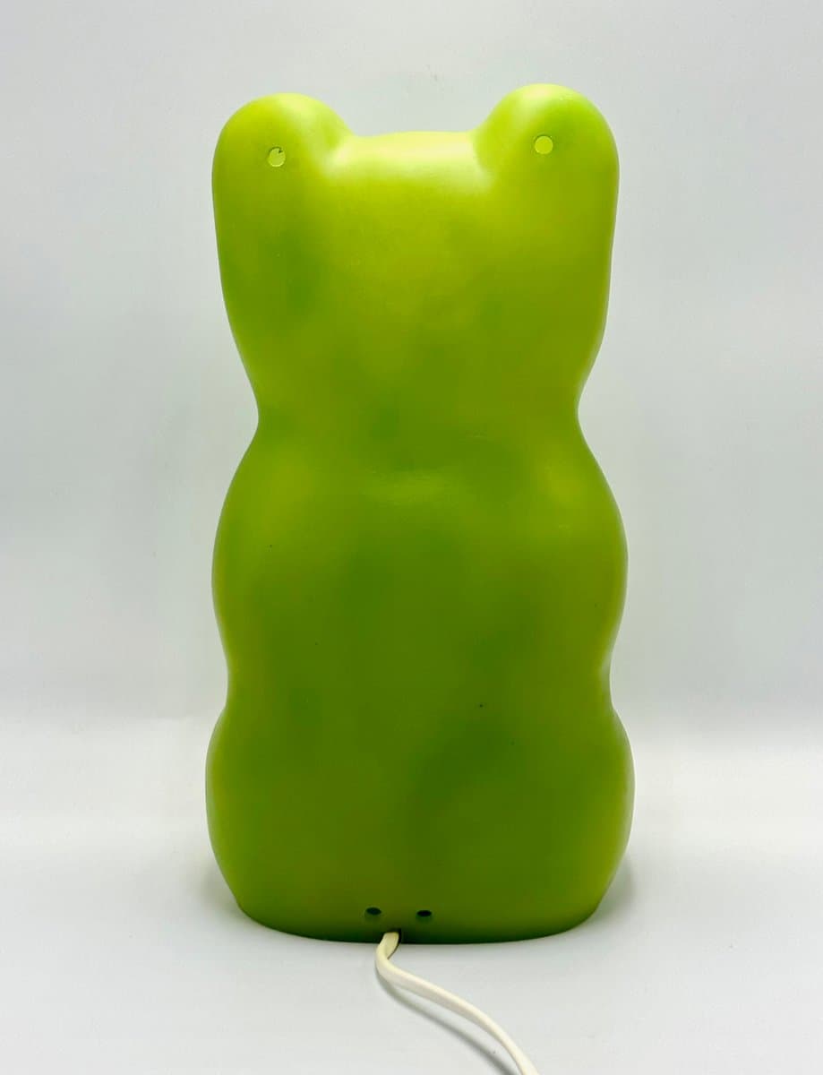 Table Lamp Gummy Bear, green plastic, Germany, 1990s. - 156684