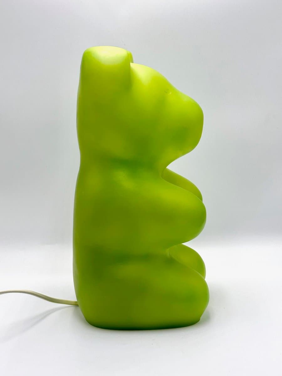 Table Lamp Gummy Bear, green plastic, Germany, 1990s. - 156686