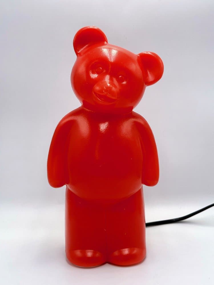 Lampa stołowa Lumibear, czerwony, plastik, Blick Art Creativ, lata 90. - 156719