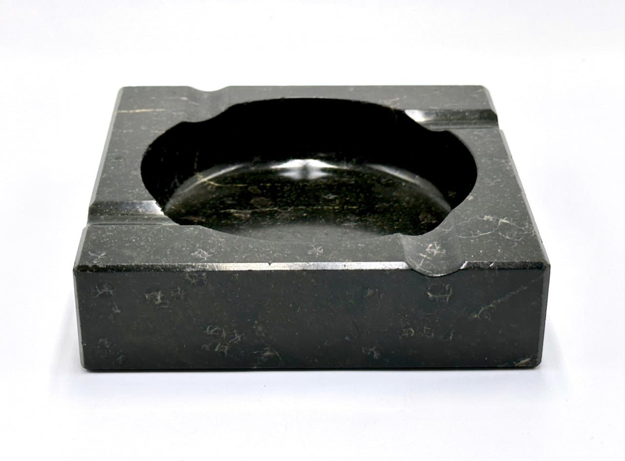 Popielniczka Art Deco, czarny marmur, Niemcy, lata 30. - 156722