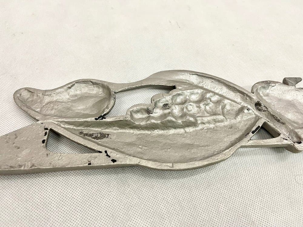 Relief ścienny, szary, aluminium, Czechy, lata 50. - 156825