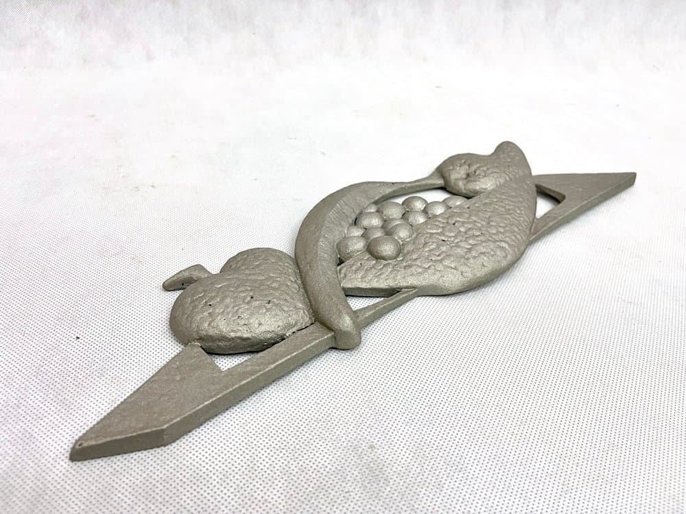 Relief ścienny, szary, aluminium, Czechy, lata 50. - 156827