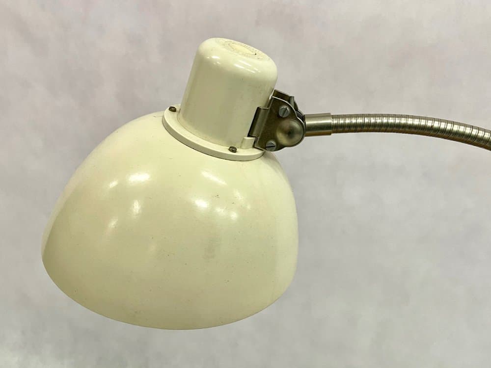 Industrial desk lamp, ivory, bakelite, metal, Germany, 1950s - 156896
