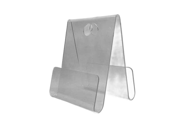 Stojak na czasopisma, transparentny, akryl, lata 70. - WYMIARY