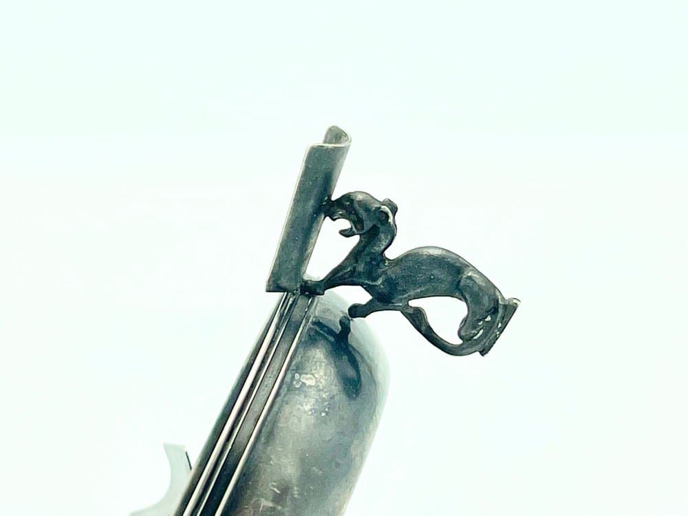 Popielniczka Three Panthers, srebrny, metal platerowany srebrem, lata 60. - 156920