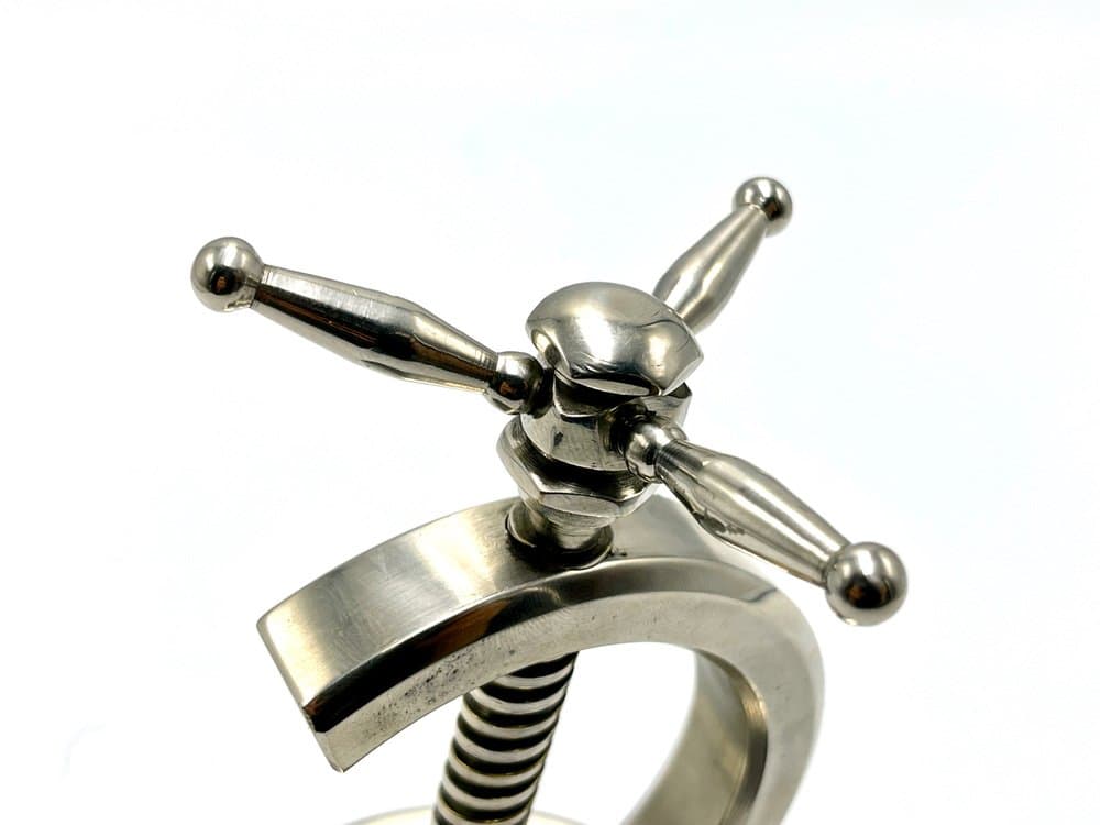 Dziadek do orzechów, srebrny, mosiądz, Polska, lata 50. - 156952