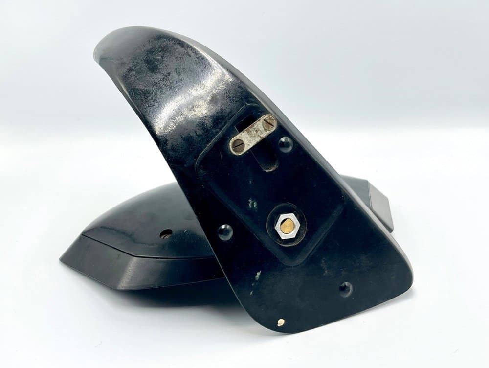 Zegar stołowy Space Age, czarny bakelit, Czechy, lata 50. - 156960